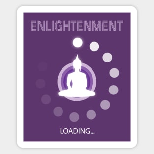 Enlightenment Meditation Yoga Sticker